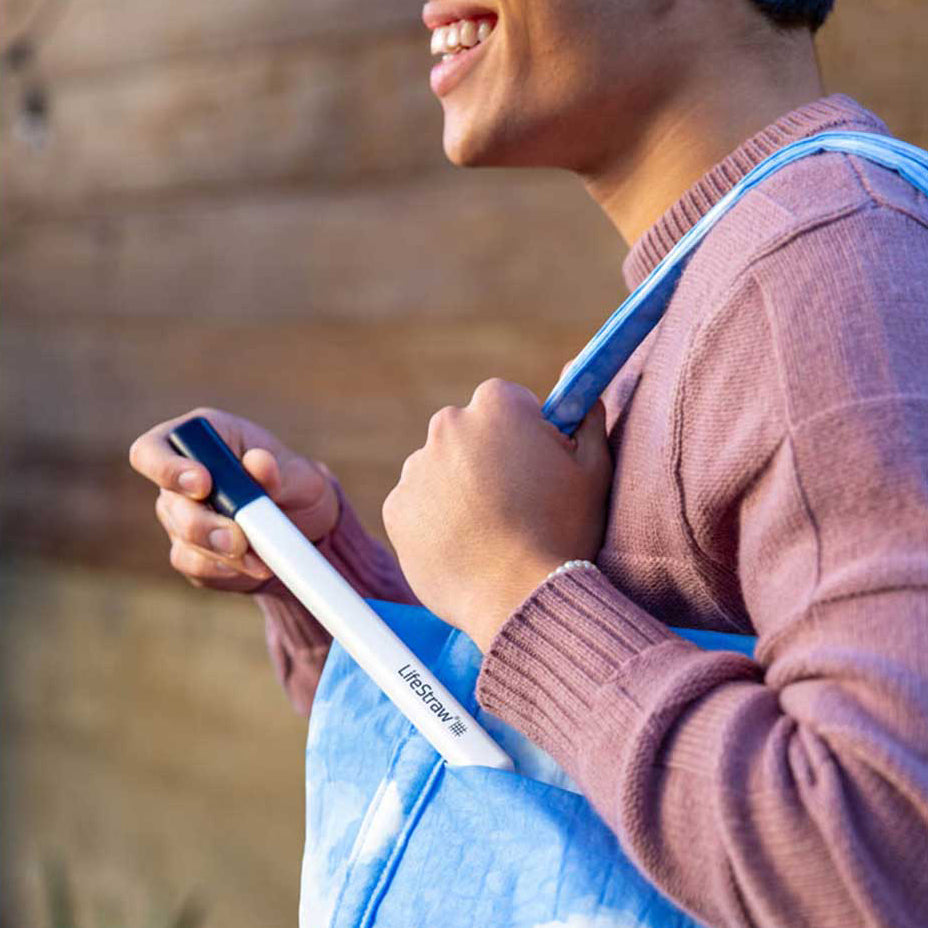 LifeStraw Sip Reusable Steel Filter Straw & Case