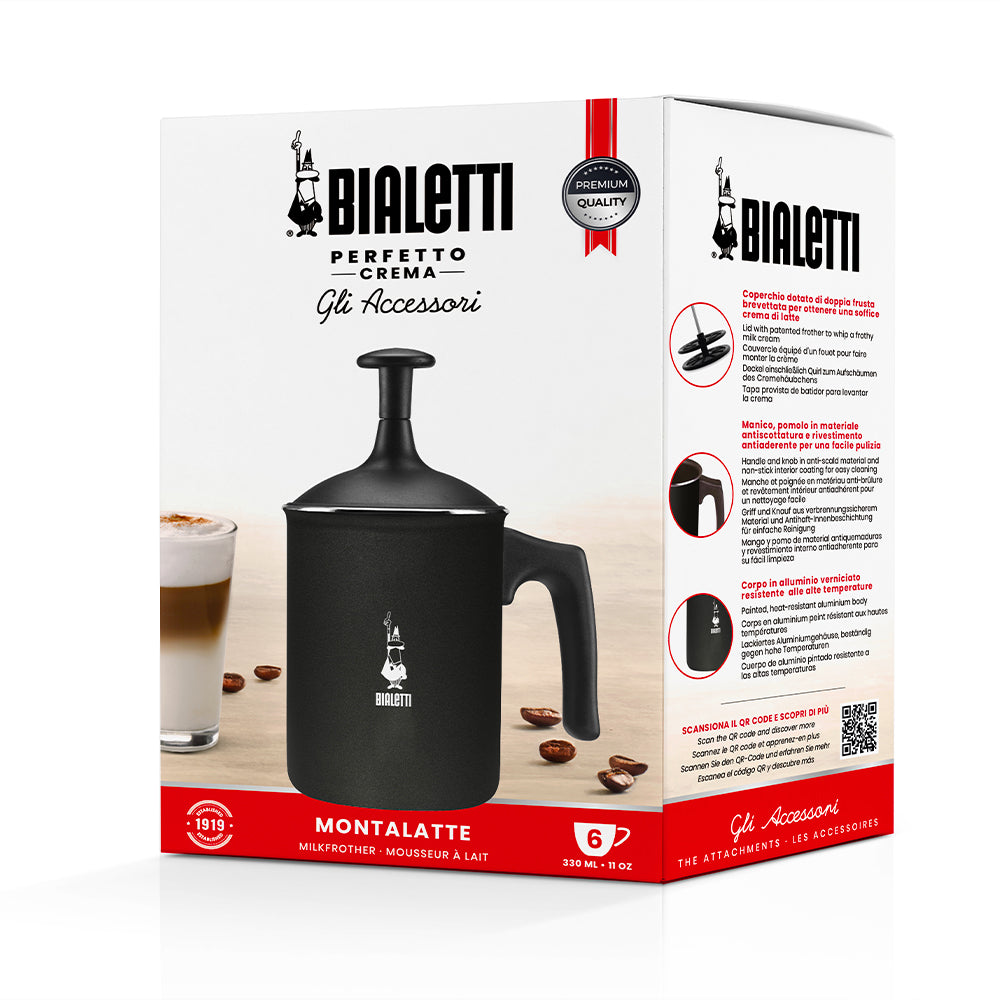 Bialetti Tuttocrema Stovetop Milk Frother, 330ml