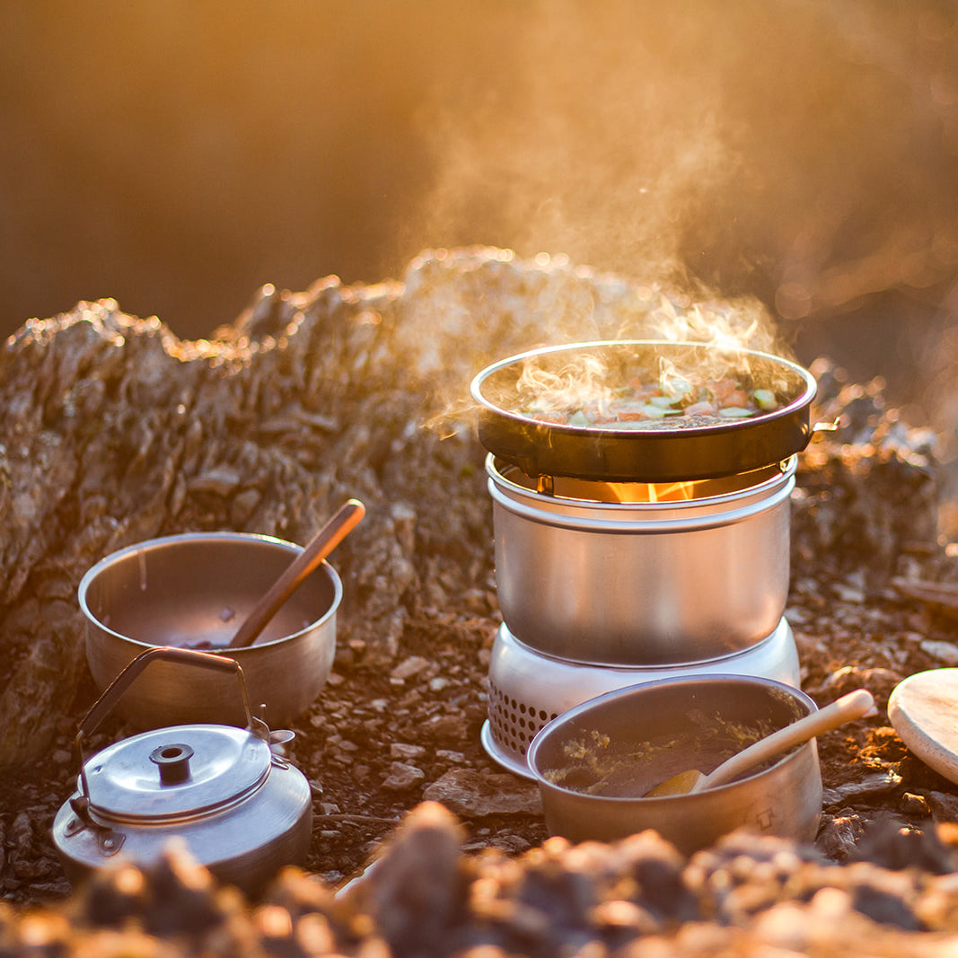 Trangia 25-3 Aluminium Spirit Stove & Pot Set with Non-Stick Frying Pan