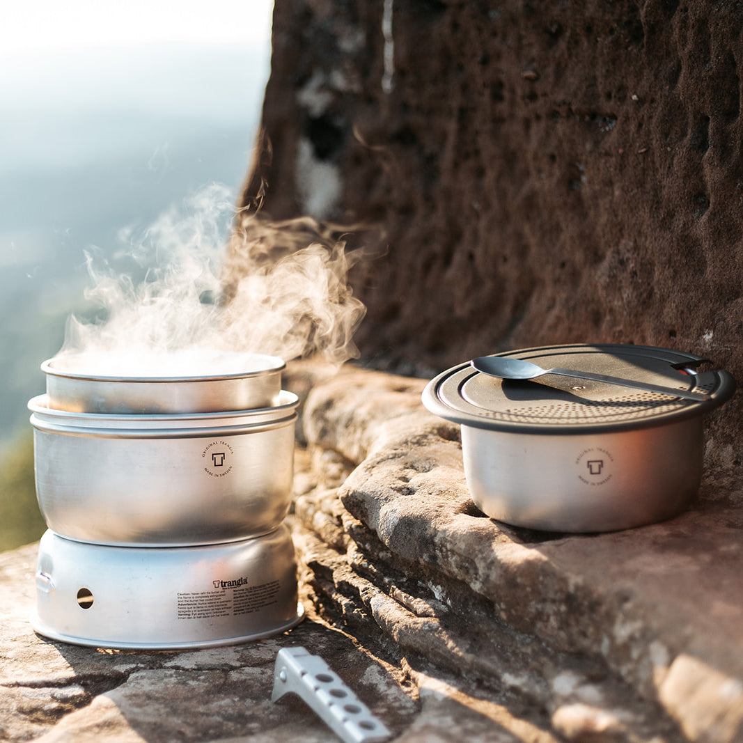 Trangia 25-3 Aluminium Spirit Stove & Pot Set with Non-Stick Frying Pan