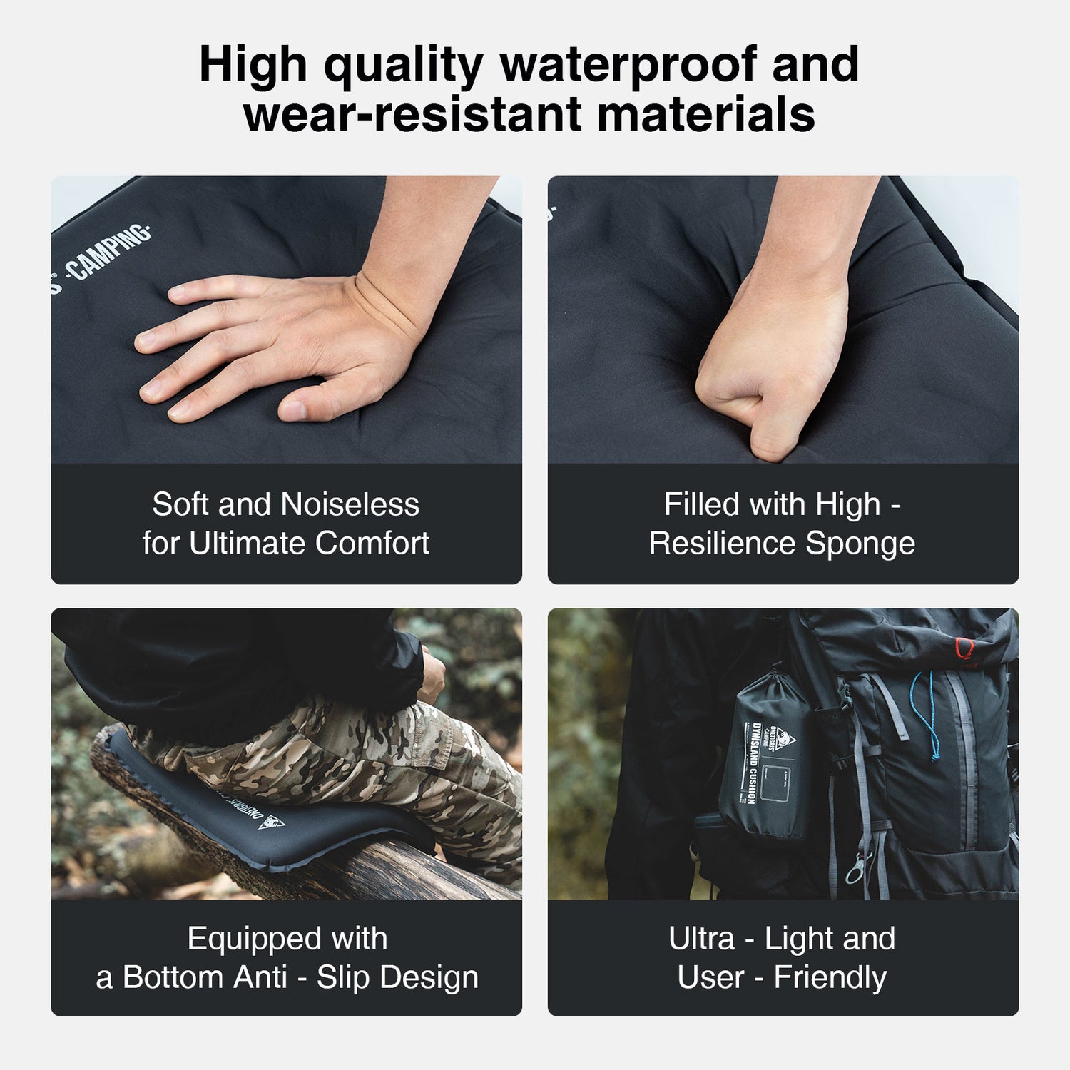 OneTigris Dynisland Self-Inflating Seat Pad