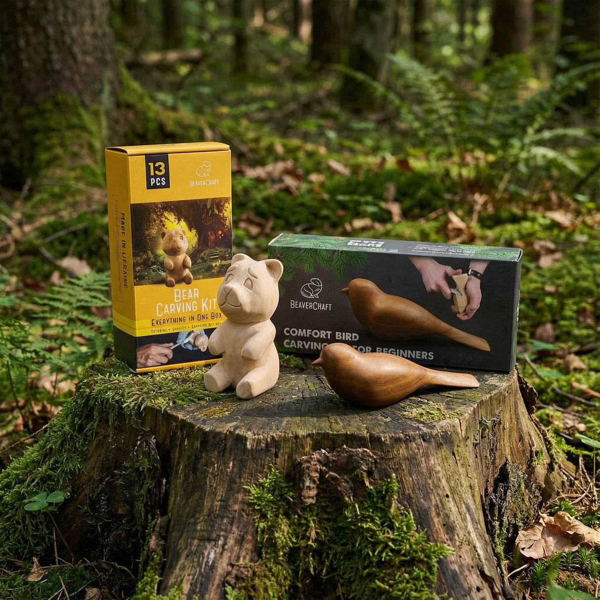BeaverCraft Bear Carving Kit