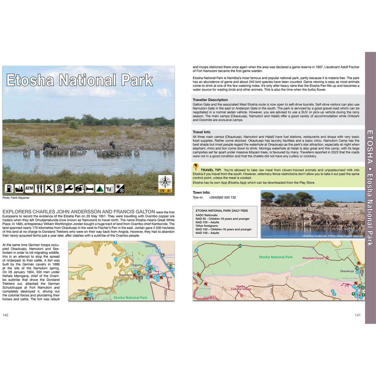 Tracks4Africa Namibia Self-Drive Guide Book, Edition 3