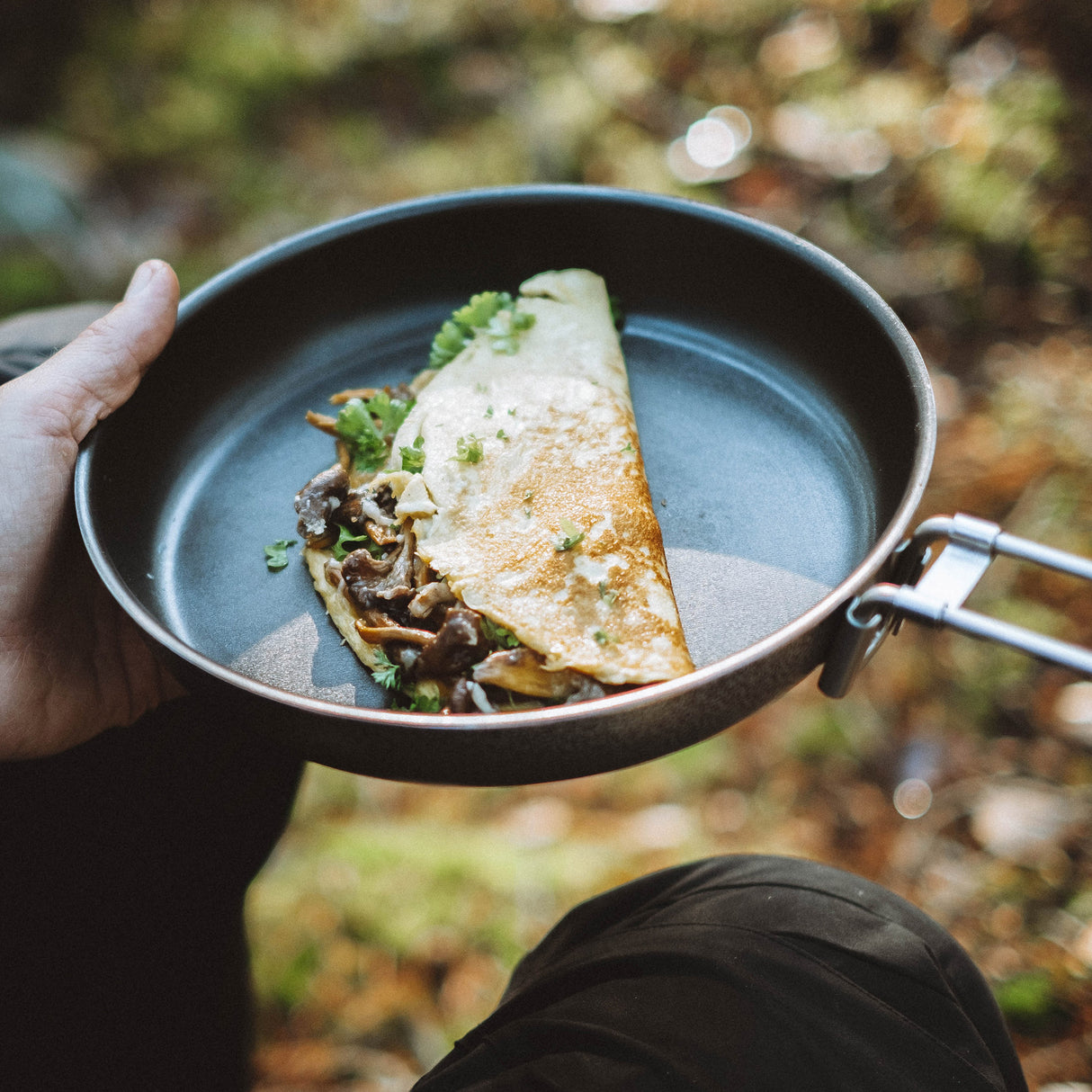 Trangia Non-Stick Frying Pan with Foldable Locking Handle, 24cm