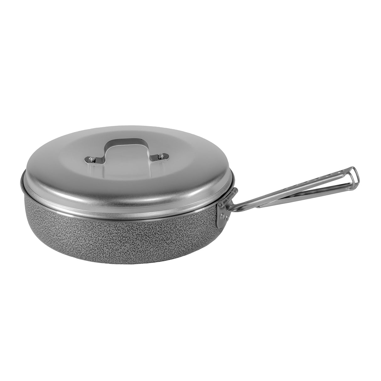 Trangia Non-Stick High-Sided Frying Pan with Foldable Handle & Lid, 20cm