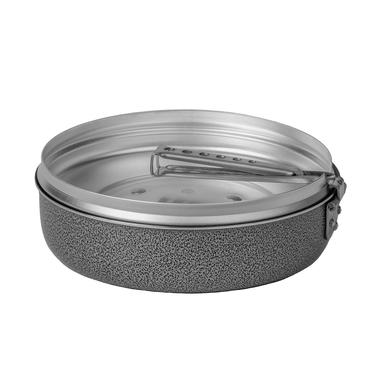 Trangia Non-Stick High-Sided Frying Pan with Foldable Handle & Lid, 20cm