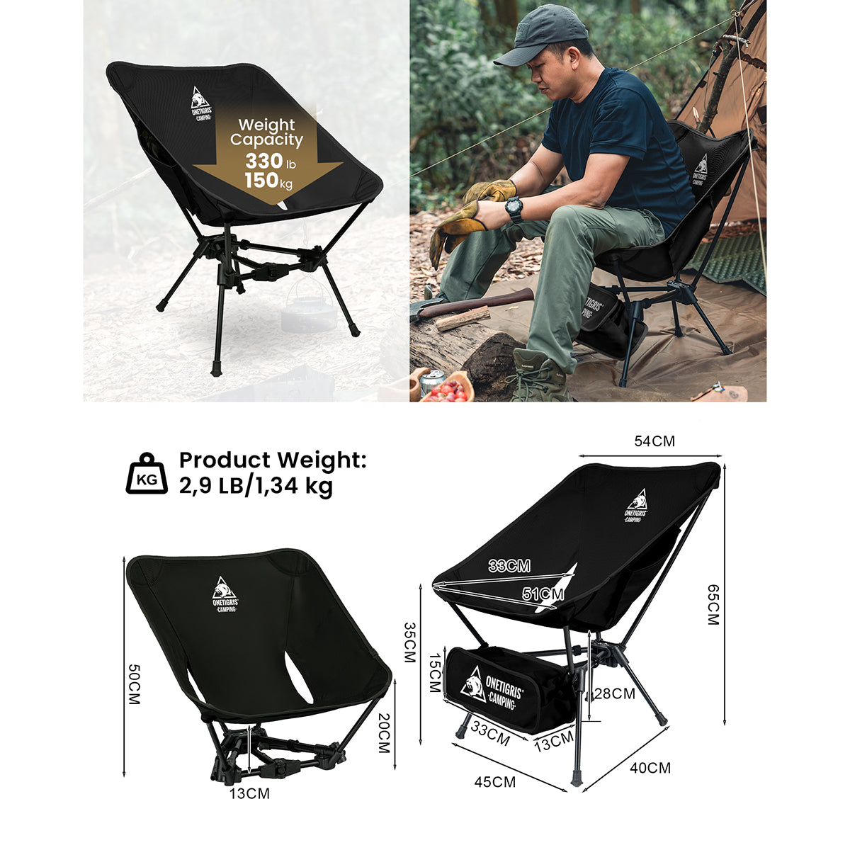OneTigris Tigerblade Camping Chair
