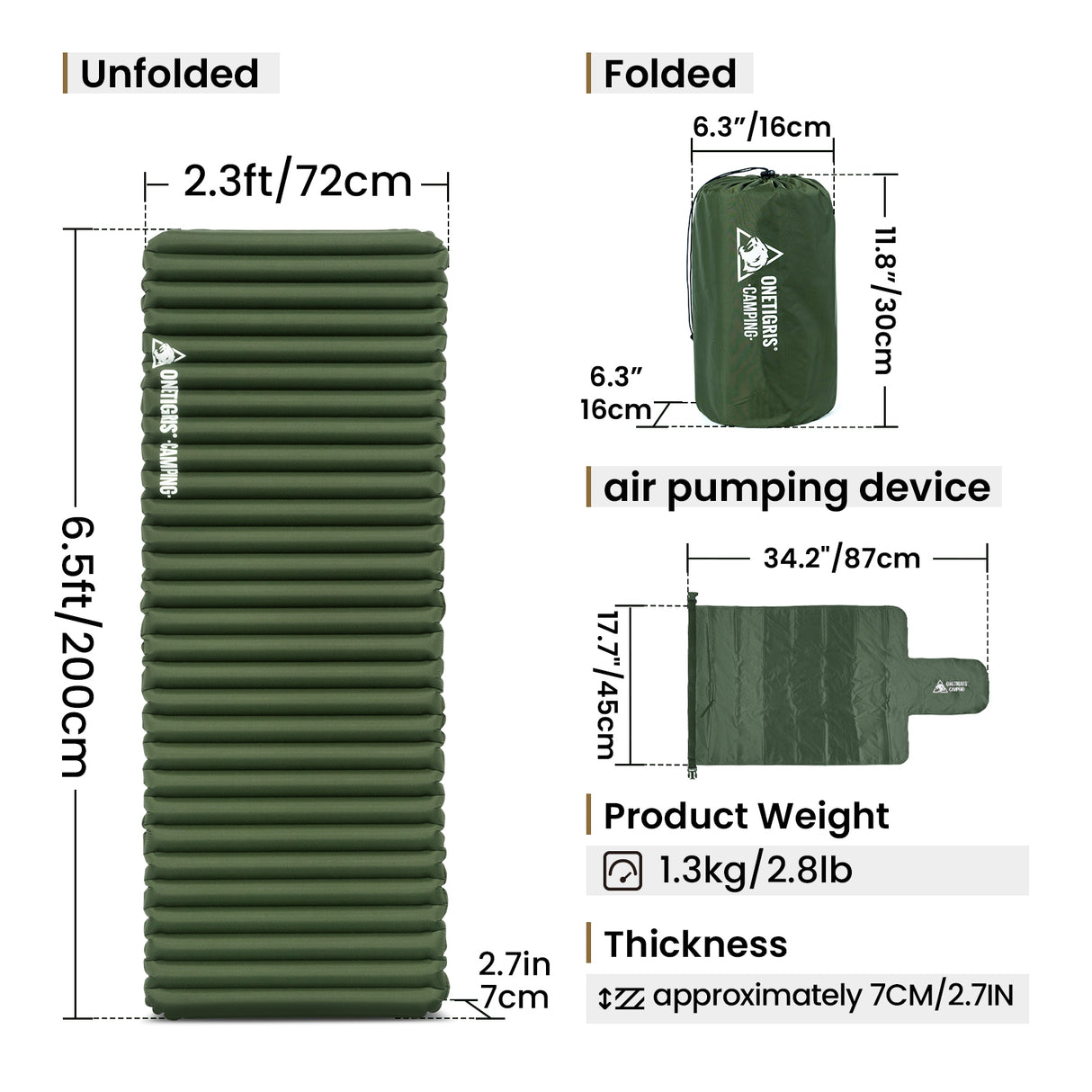 OneTigris Jade Sleeping Pad