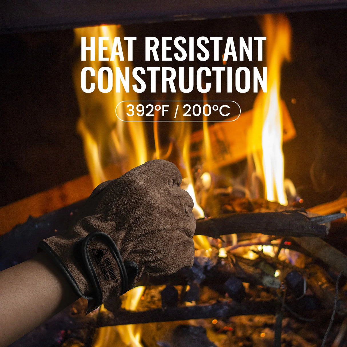 OneTigris Leather Work Gloves