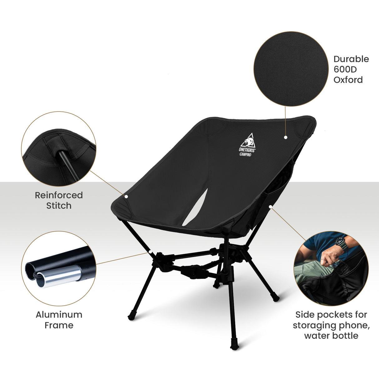 OneTigris Tigerblade Camping Chair
