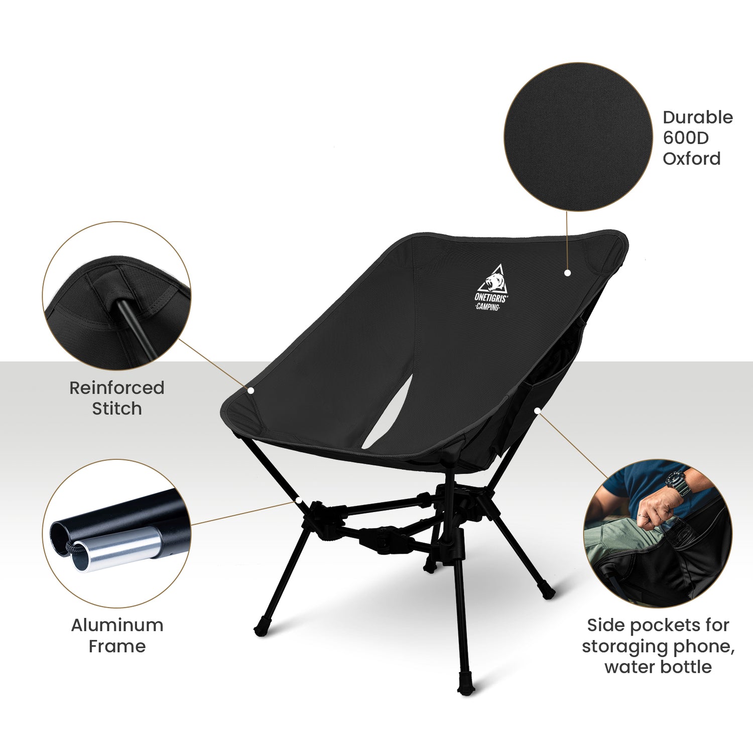OneTigris Tigerblade Camping Chair