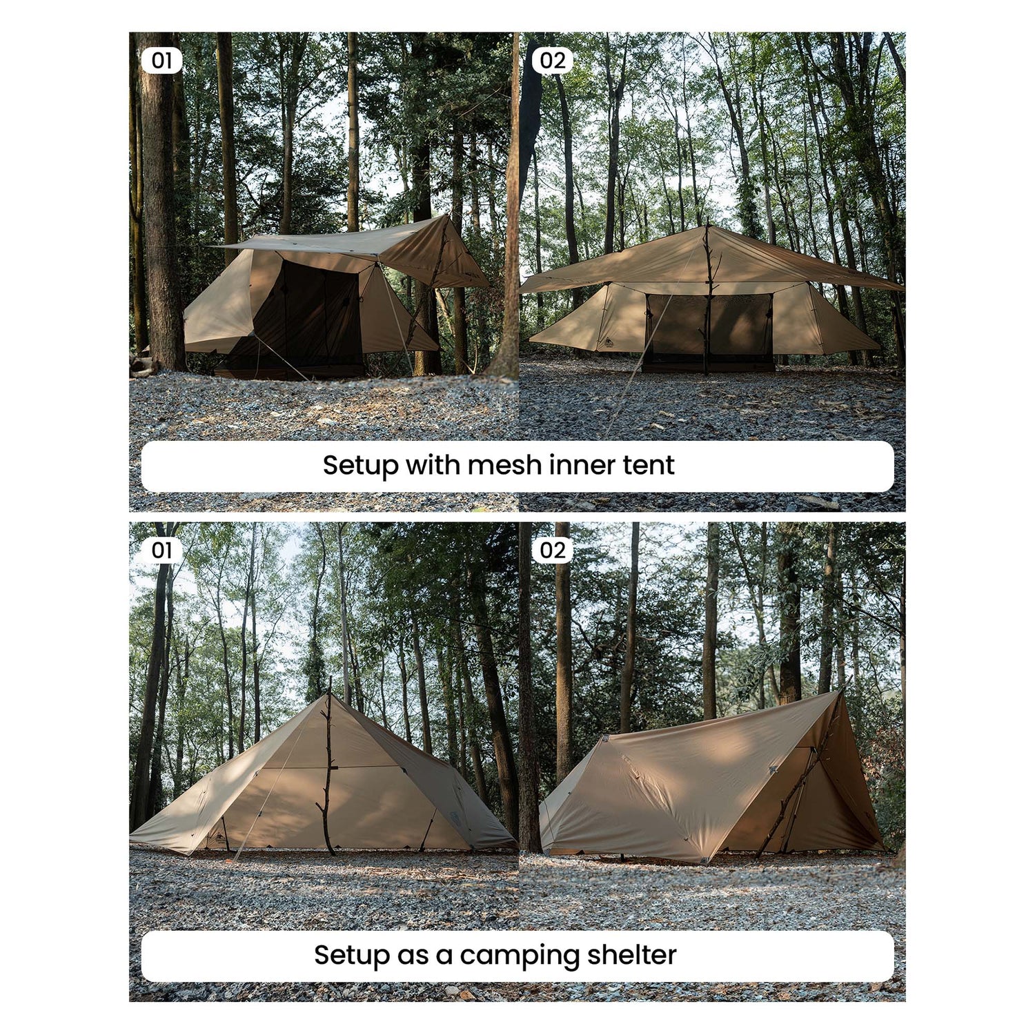 OneTigris Proteus Rain Fly Camping Tarp