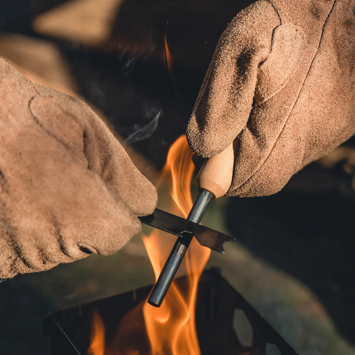 OneTigris Leather Work Gloves