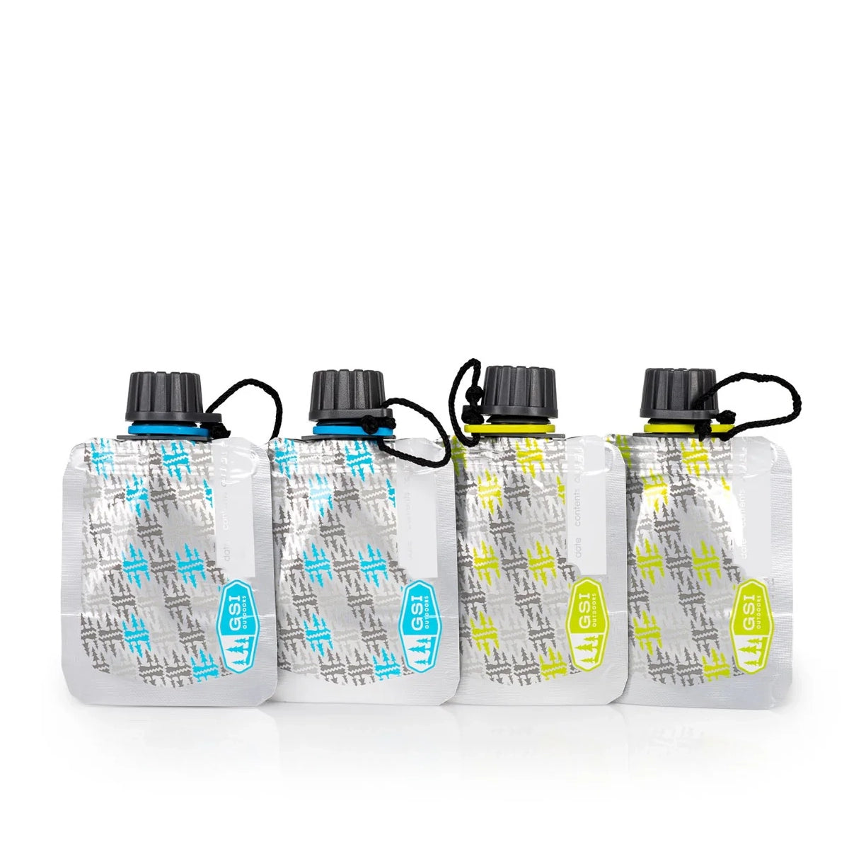 GSI Outdoors Soft Sided Condiment Bottle Set of 4