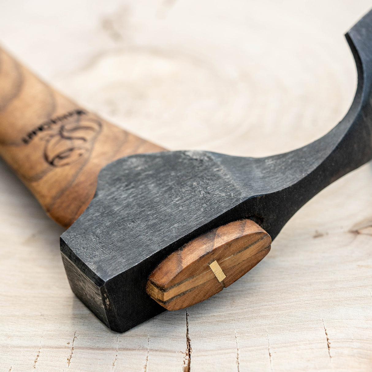 BeaverCraft Compact Wood Carving Adze with Leather Sheath