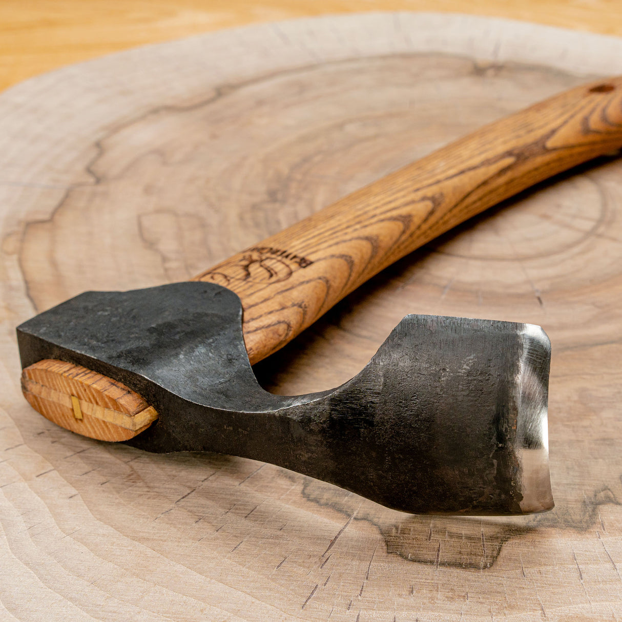 BeaverCraft Compact Wood Carving Adze with Leather Sheath