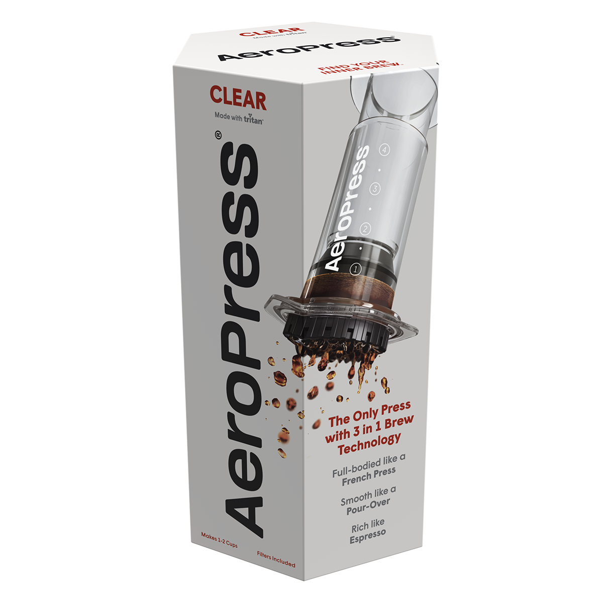 AeroPress Clear Tritan Espresso & Coffee Maker