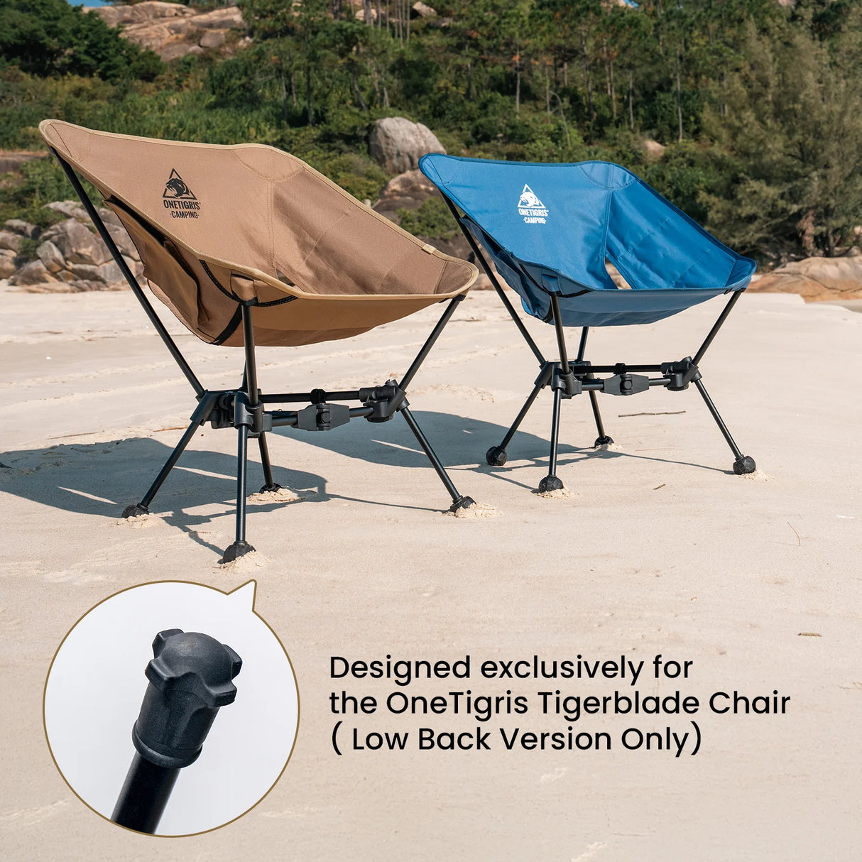OneTigris Tigerblade Camping Chair Anti-Sink Ball Feet, Set of 4