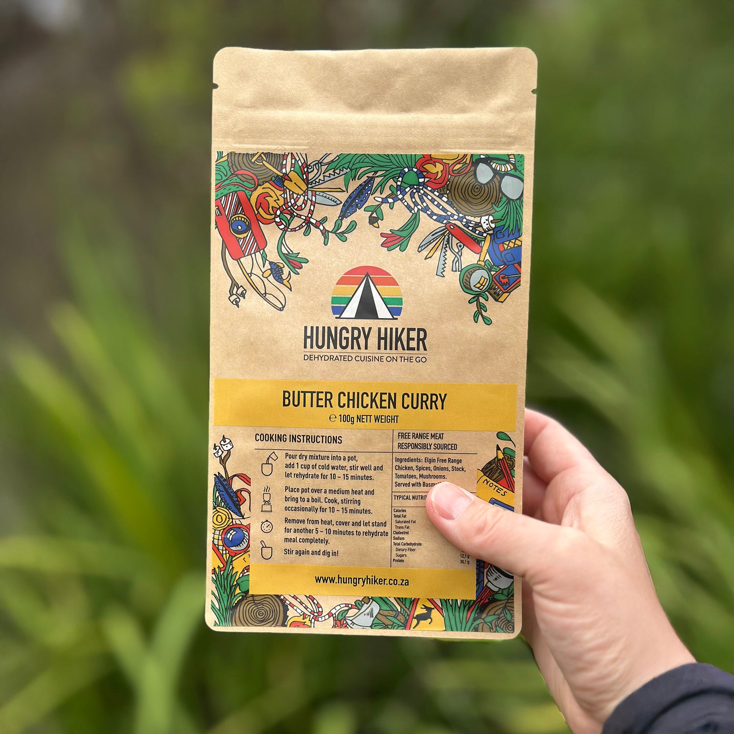 Hungry Hiker Dehydrated Butter Chicken, 400g