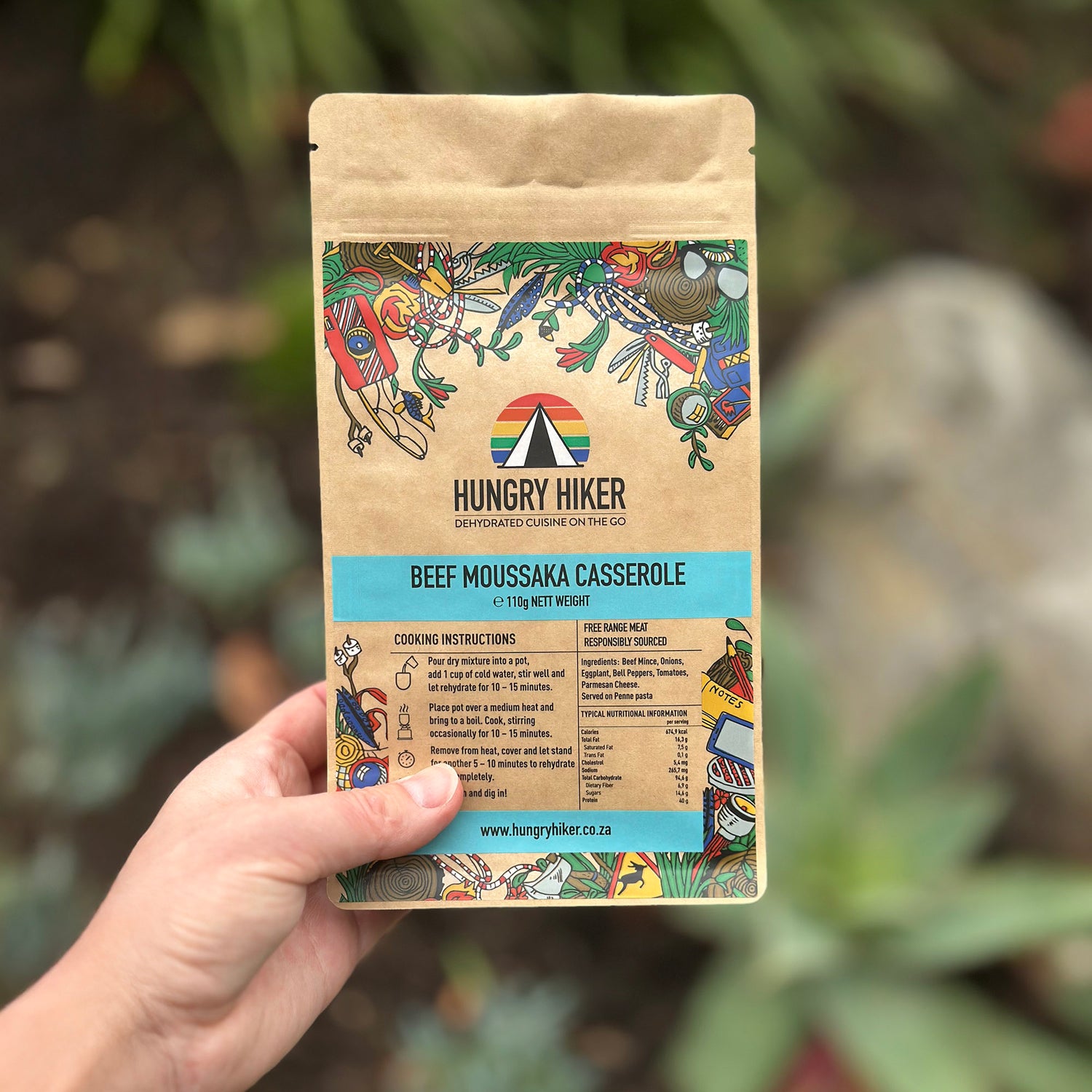 Hungry Hiker Dehydrated Beef Moussaka, 400g