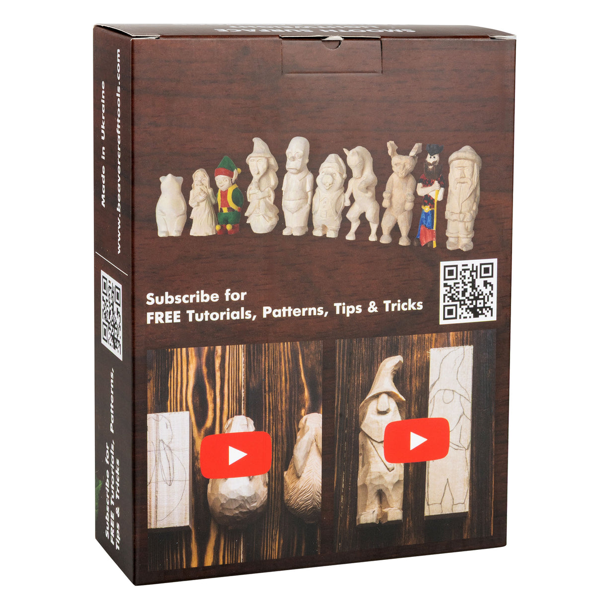 BeaverCraft Basswood Carving Blocks, Set of 18