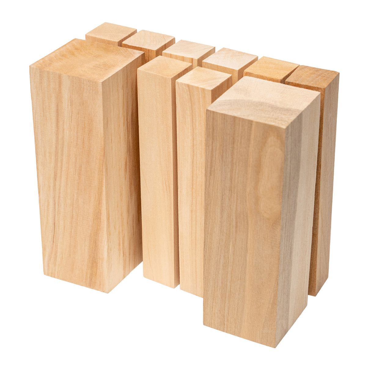 BeaverCraft Alder Carving Blocks, Set of 10