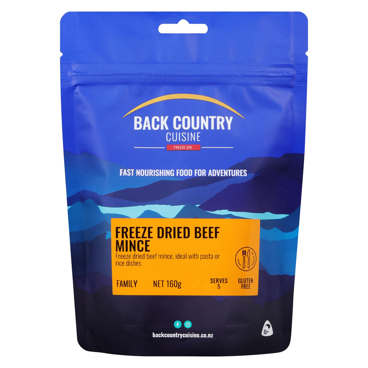 Back Country Cuisine Freeze Dried Beef Mince, 535g