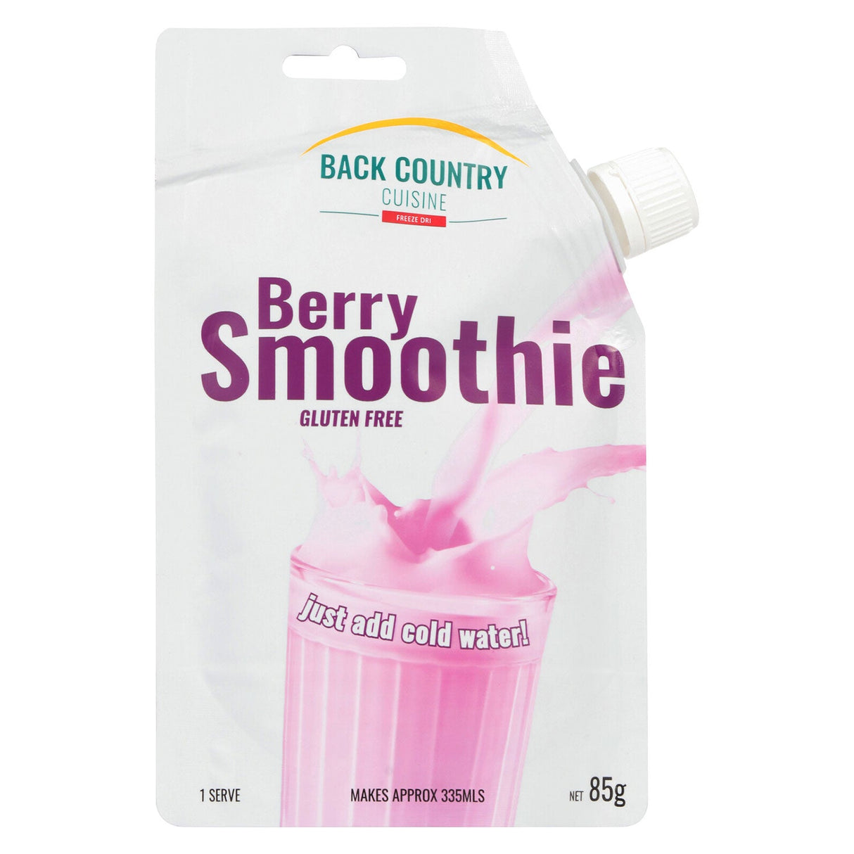 Back Country Cuisine Freeze Dried Berry Smoothie, 335ml