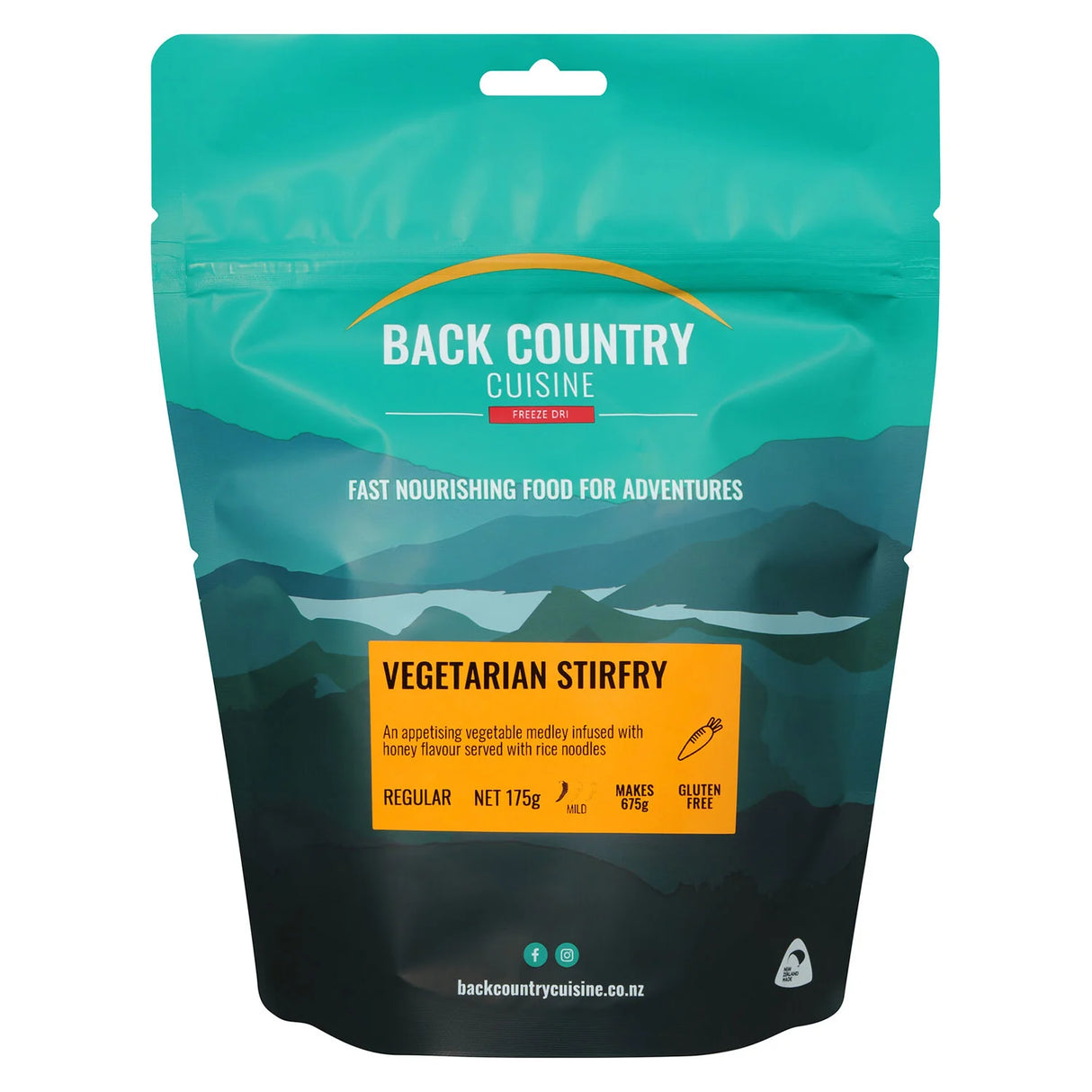 Back Country Cuisine Freeze Dried Vegetarian Stirfry, 675g