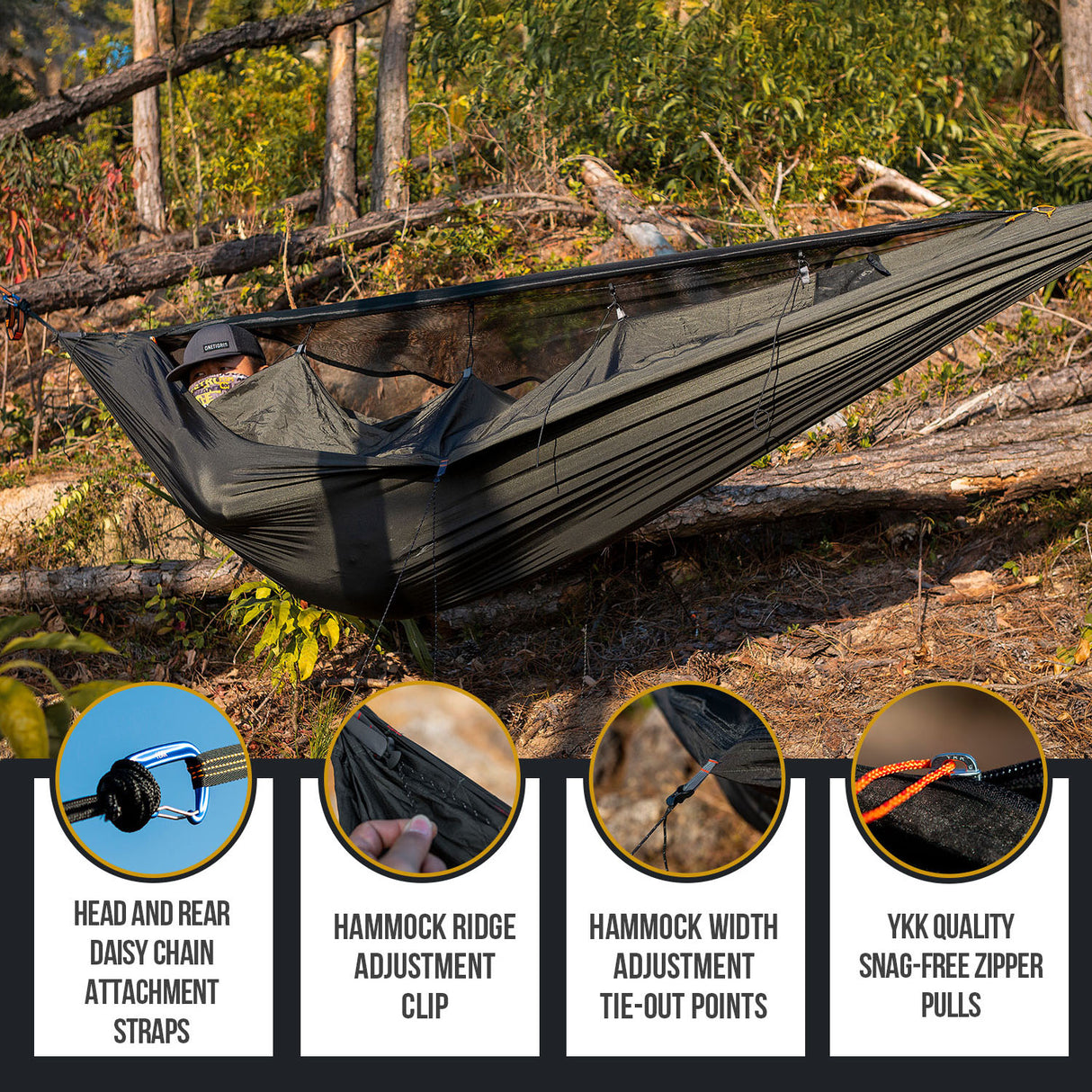 OneTigris Kompound Hammock with Bug Net