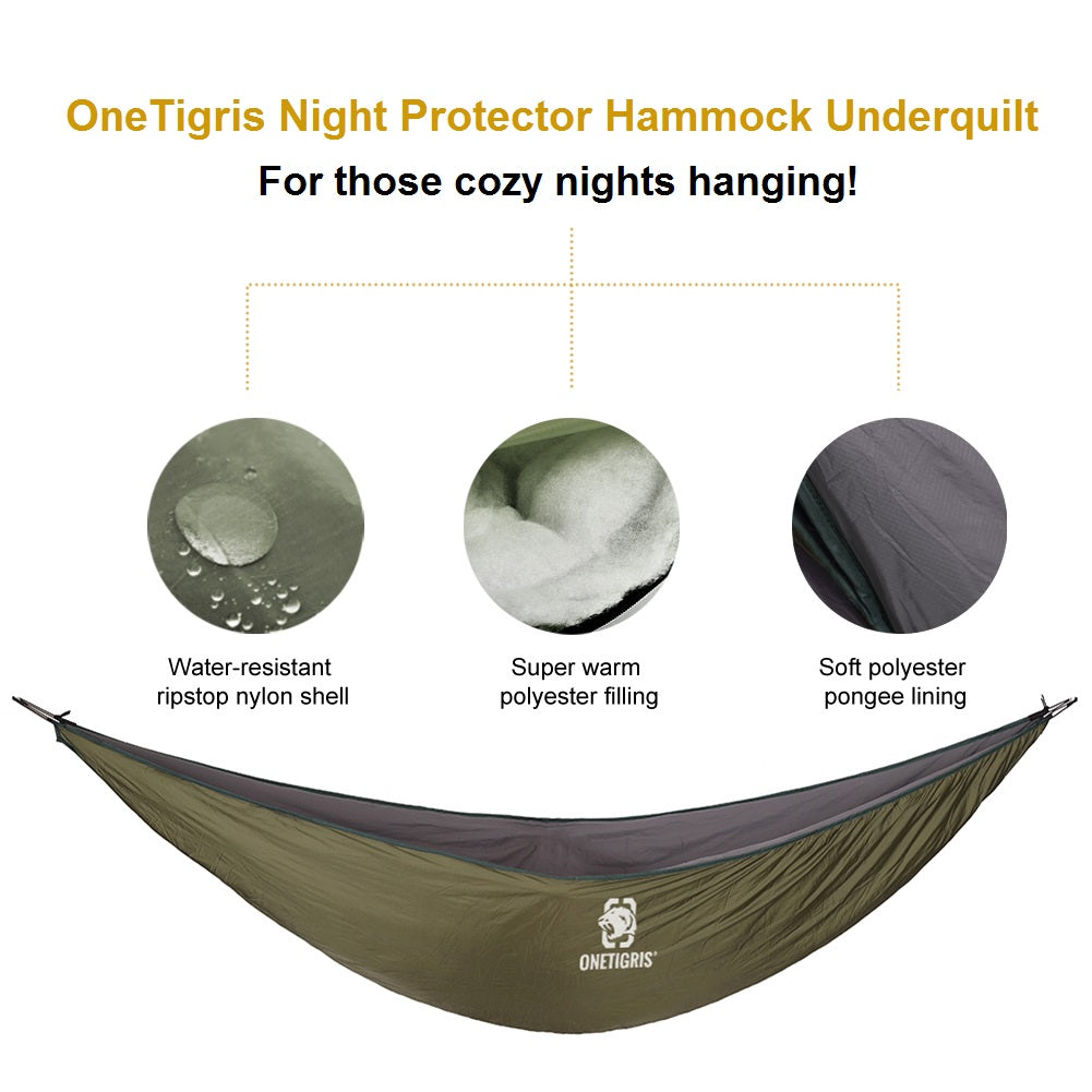 OneTigris Night Protector 3 Season Hammock Under-Quilt