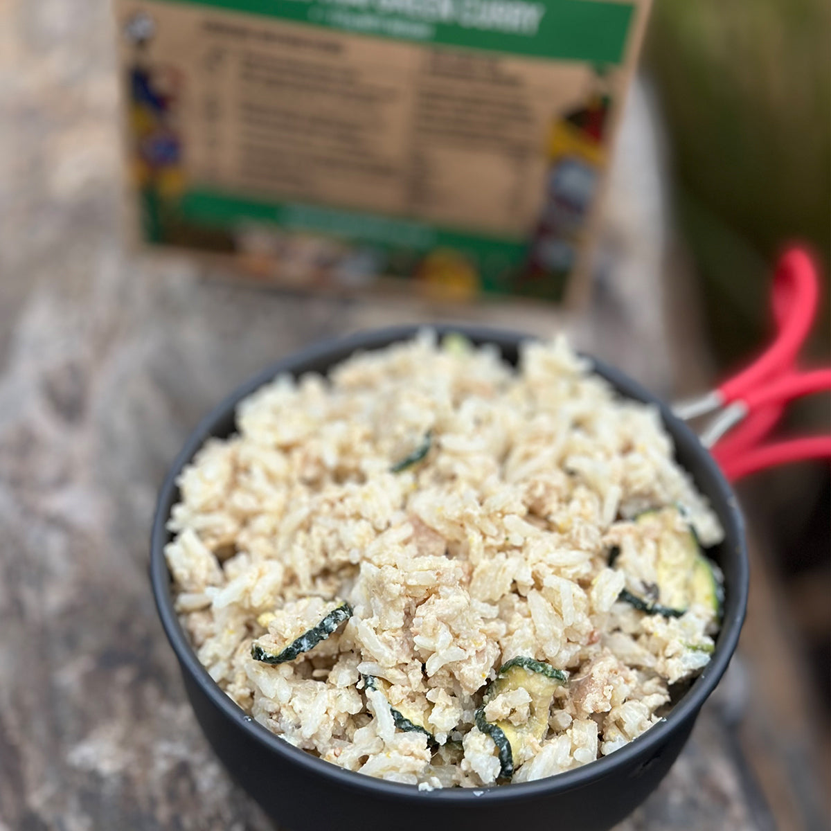 Hungry Hiker Dehydrated Thai Green Chicken Curry, 400g