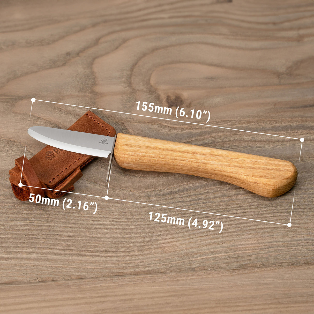 BeaverCraft Family Fun Mushroom Carving Kit, Set for 2 Carvers