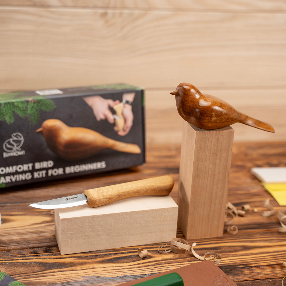 BeaverCraft Comfort Bird Carving Kit