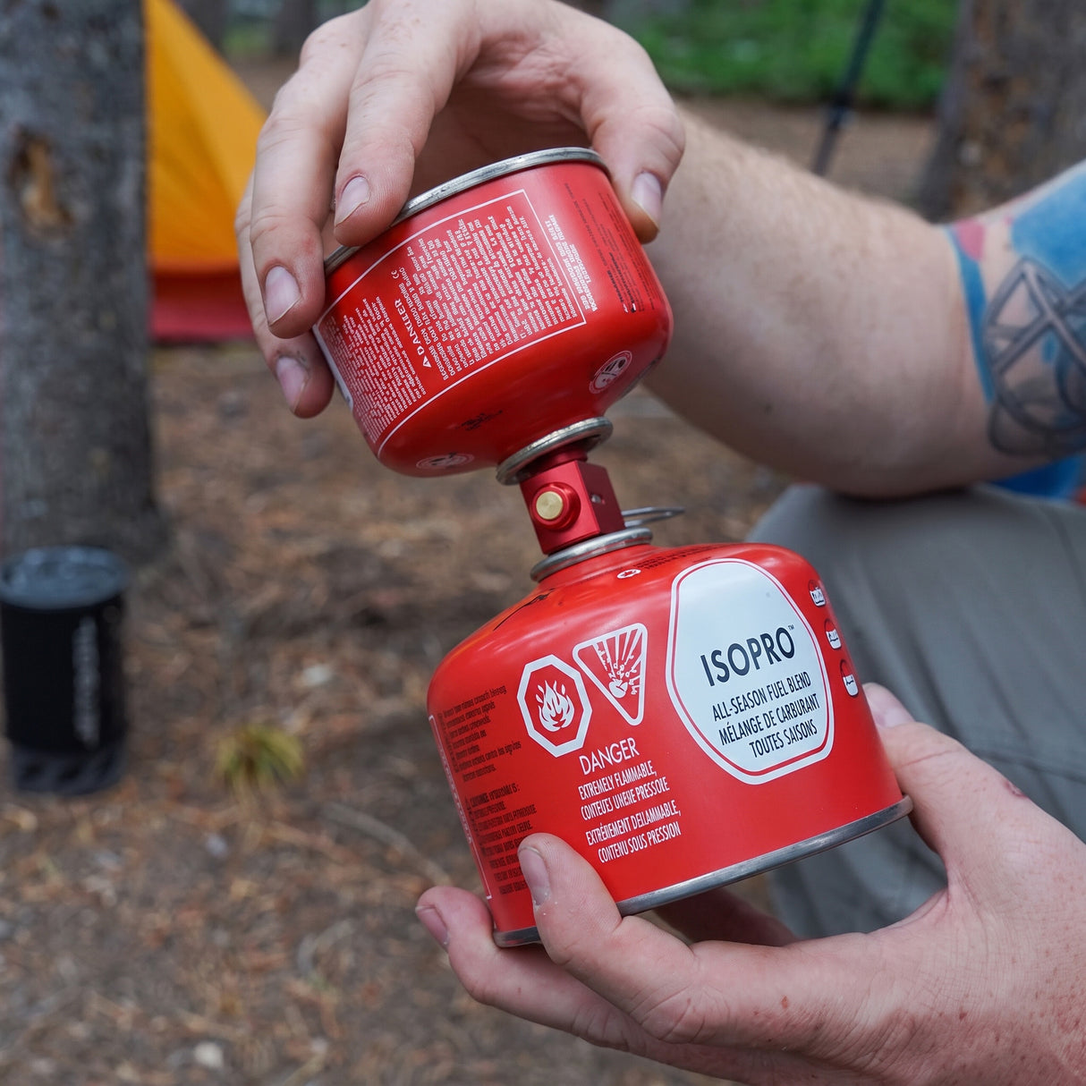 FlipFuel Gas Canister Fuel Transfer Device