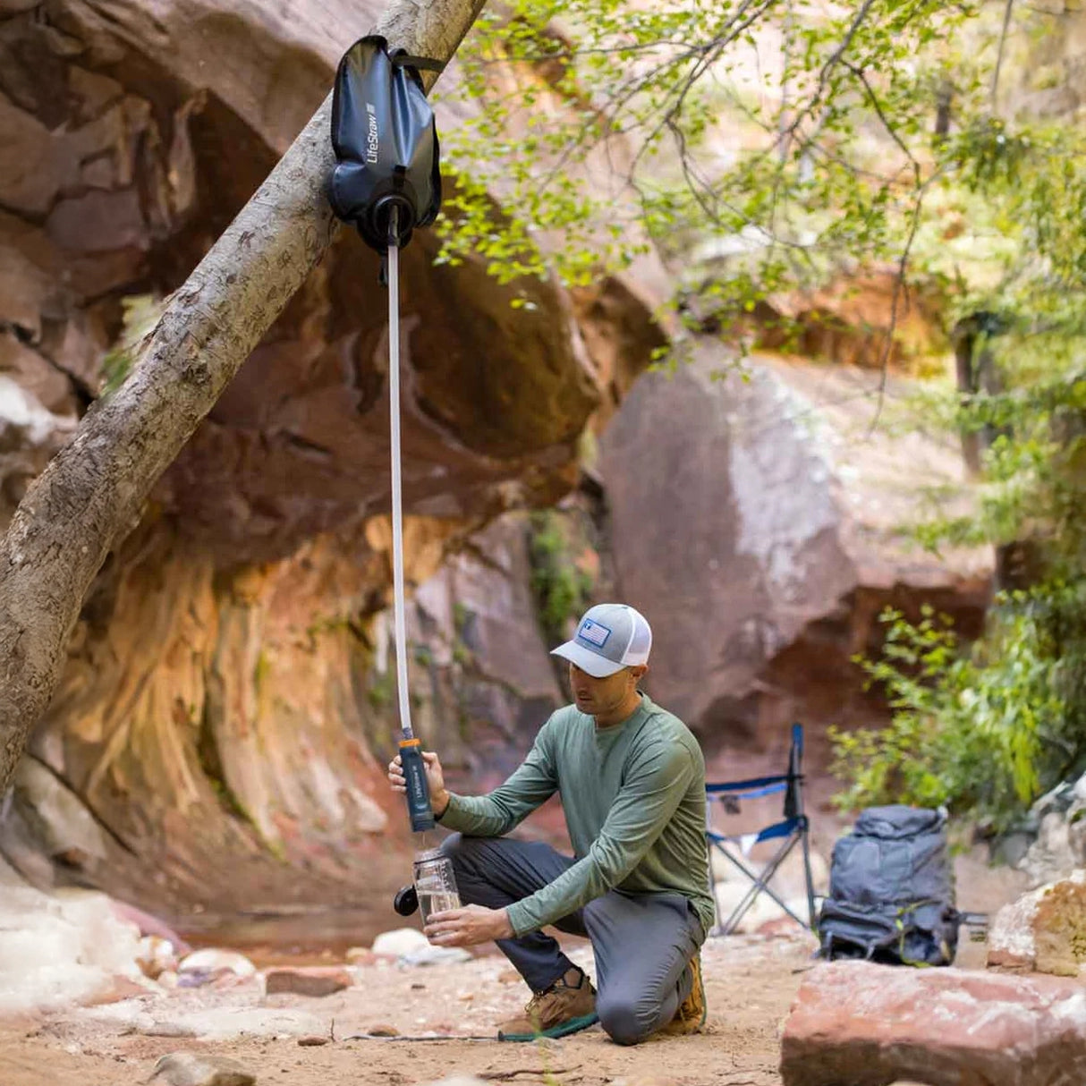 LifeStraw Peak Series Gravity Water Purifier with Virus Removal, 8 Litre