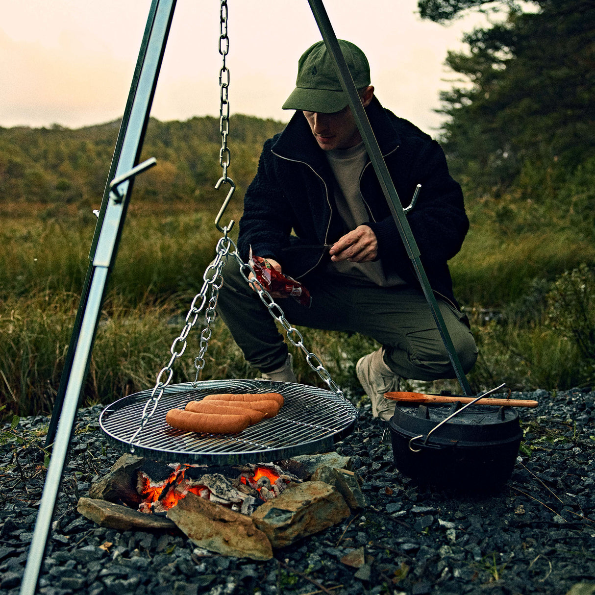 Petromax Cooking Tripod Hanging Grid