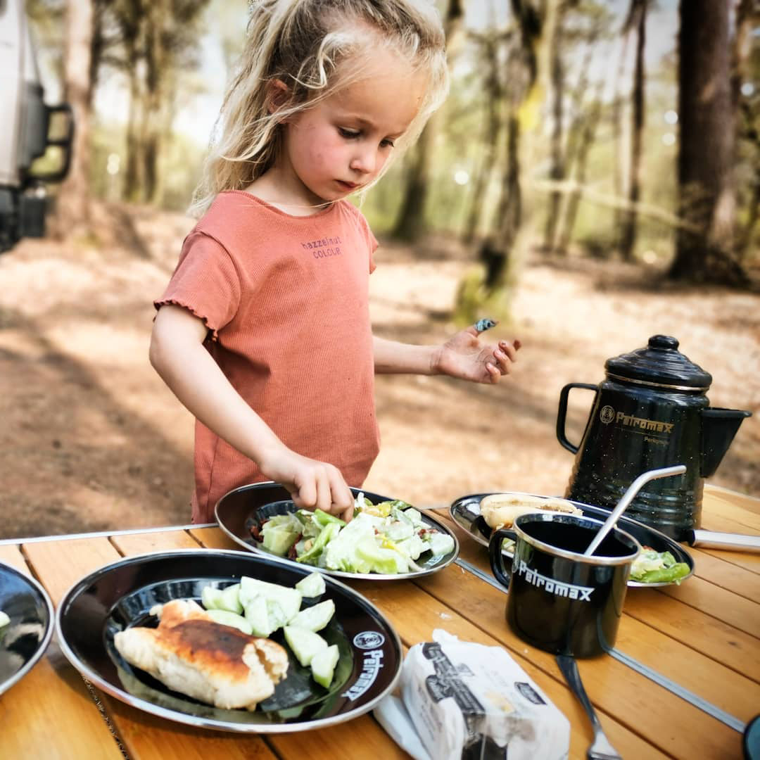 Petromax 26cm Enamel Dinner Plates, Set of 2