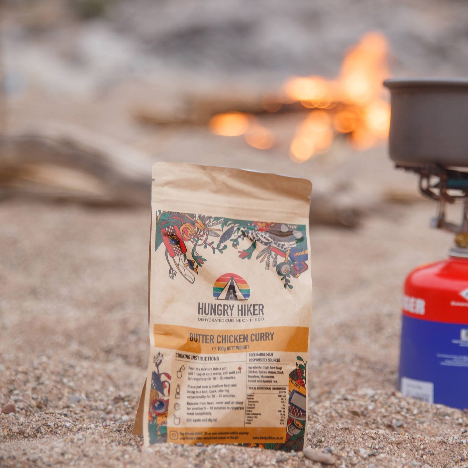 Hungry Hiker Dehydrated Butter Chicken, 400g