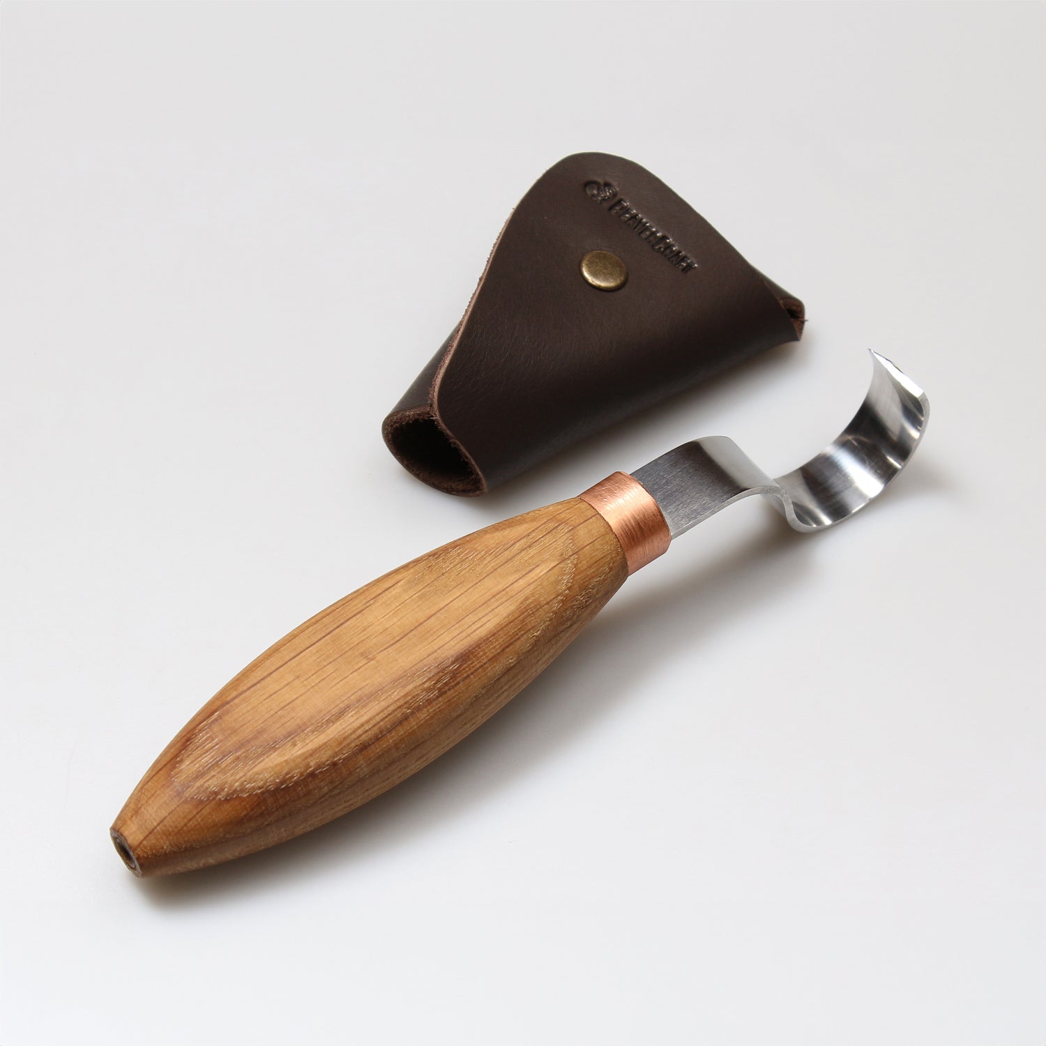 BeaverCraft Leather Sheath for Hook Knife SK1, SK2