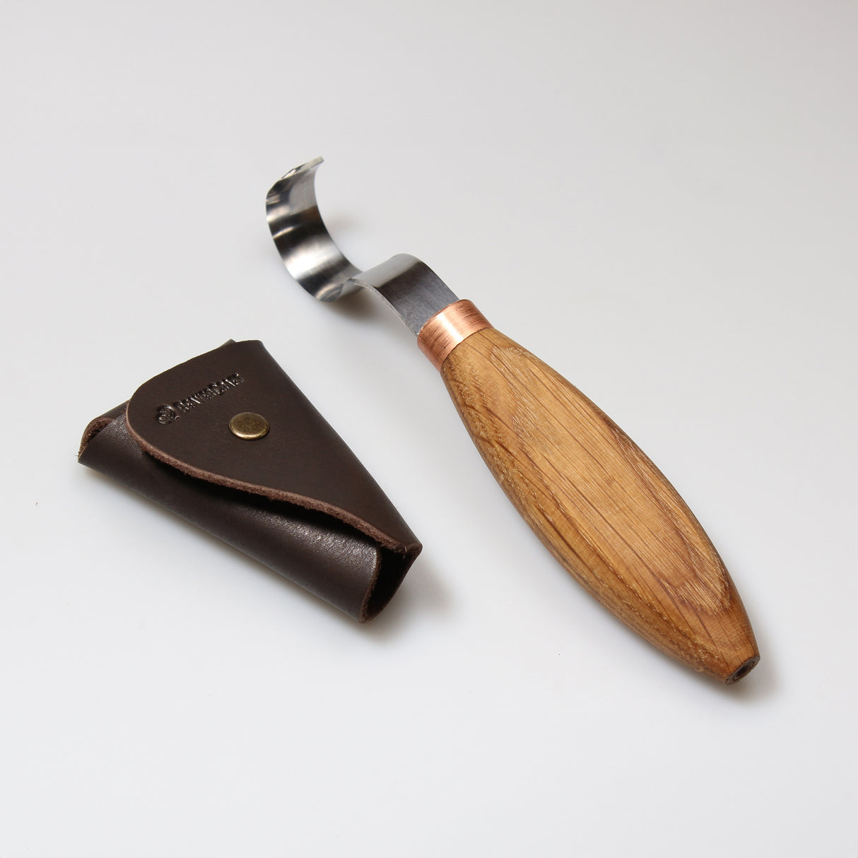 BeaverCraft Leather Sheath for Hook Knife SK1, SK2