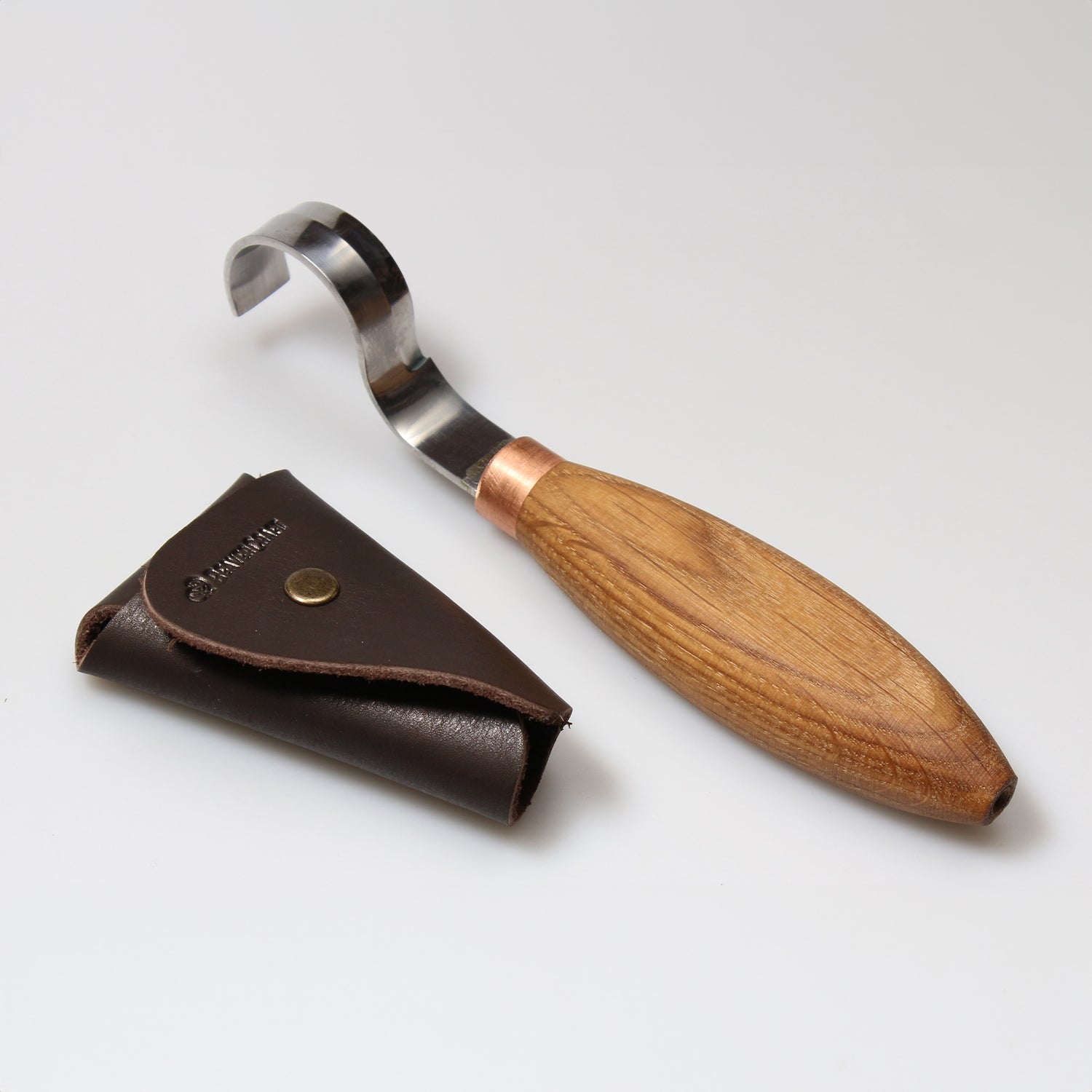 BeaverCraft Leather Sheath for Hook Knife SK1, SK2