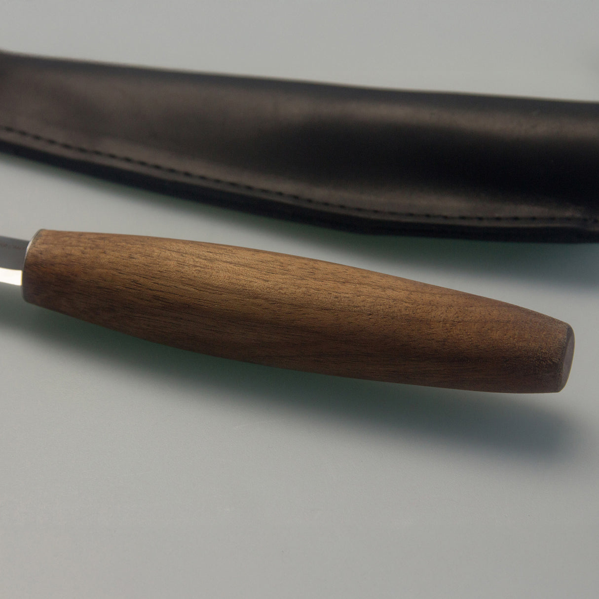 BeaverCraft C4 Sloyd Whittling Knife with Walnut Handle & Leather Sheath