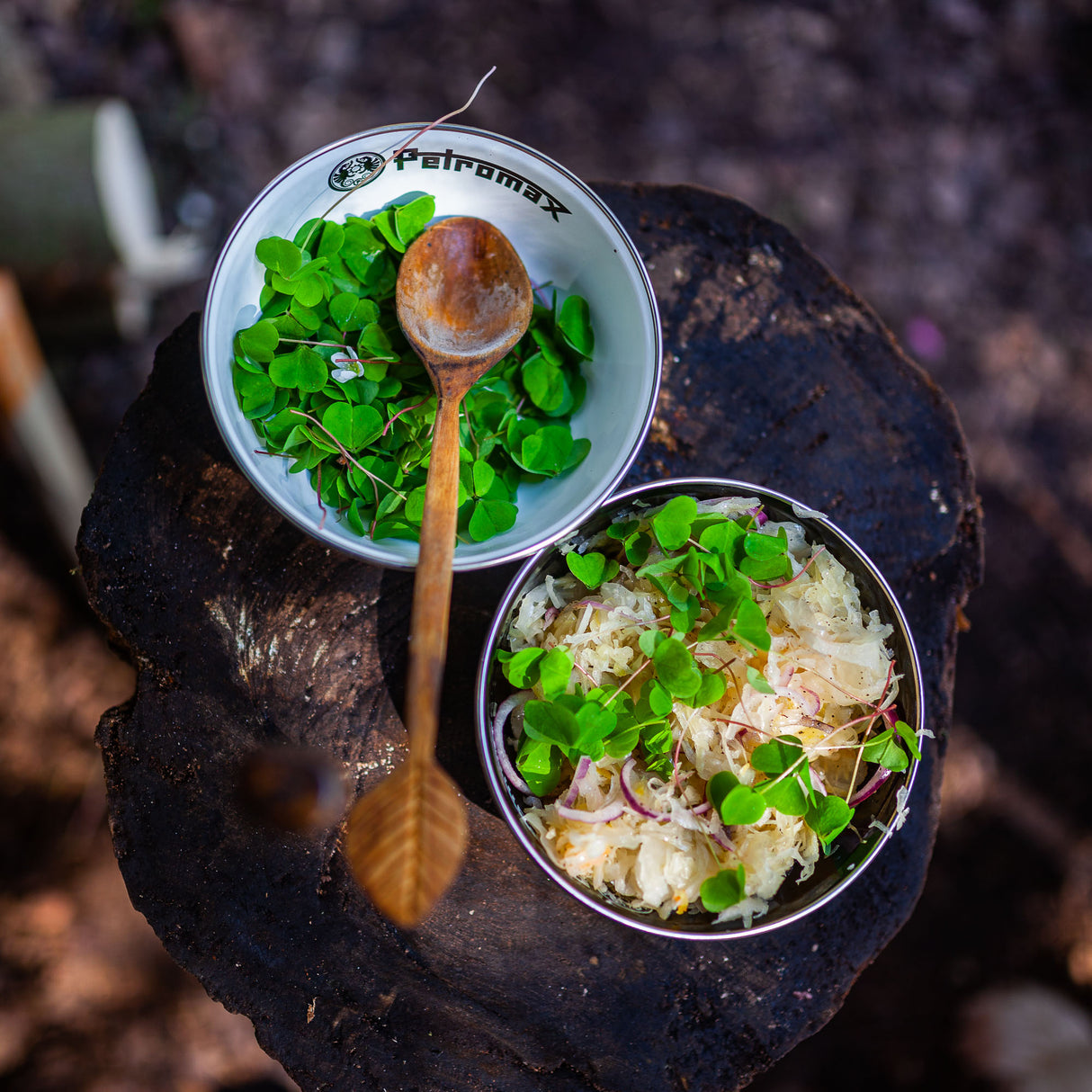 Petromax 600ml Enamel Bowls, Set of 2