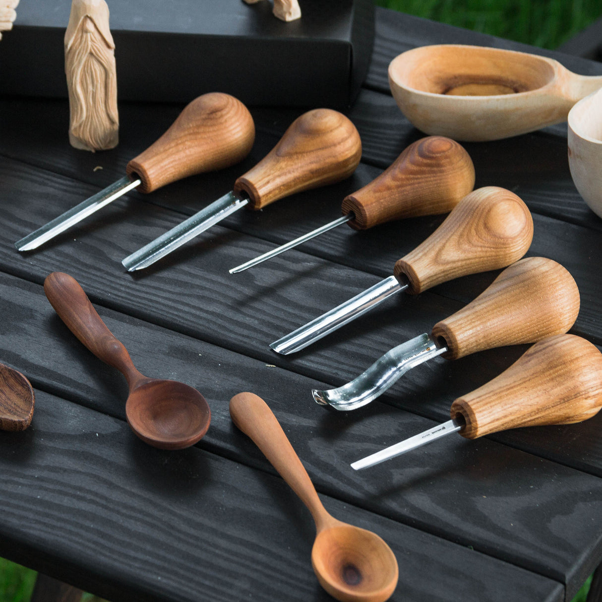 BeaverCraft 6 Piece Palm Chisel Set