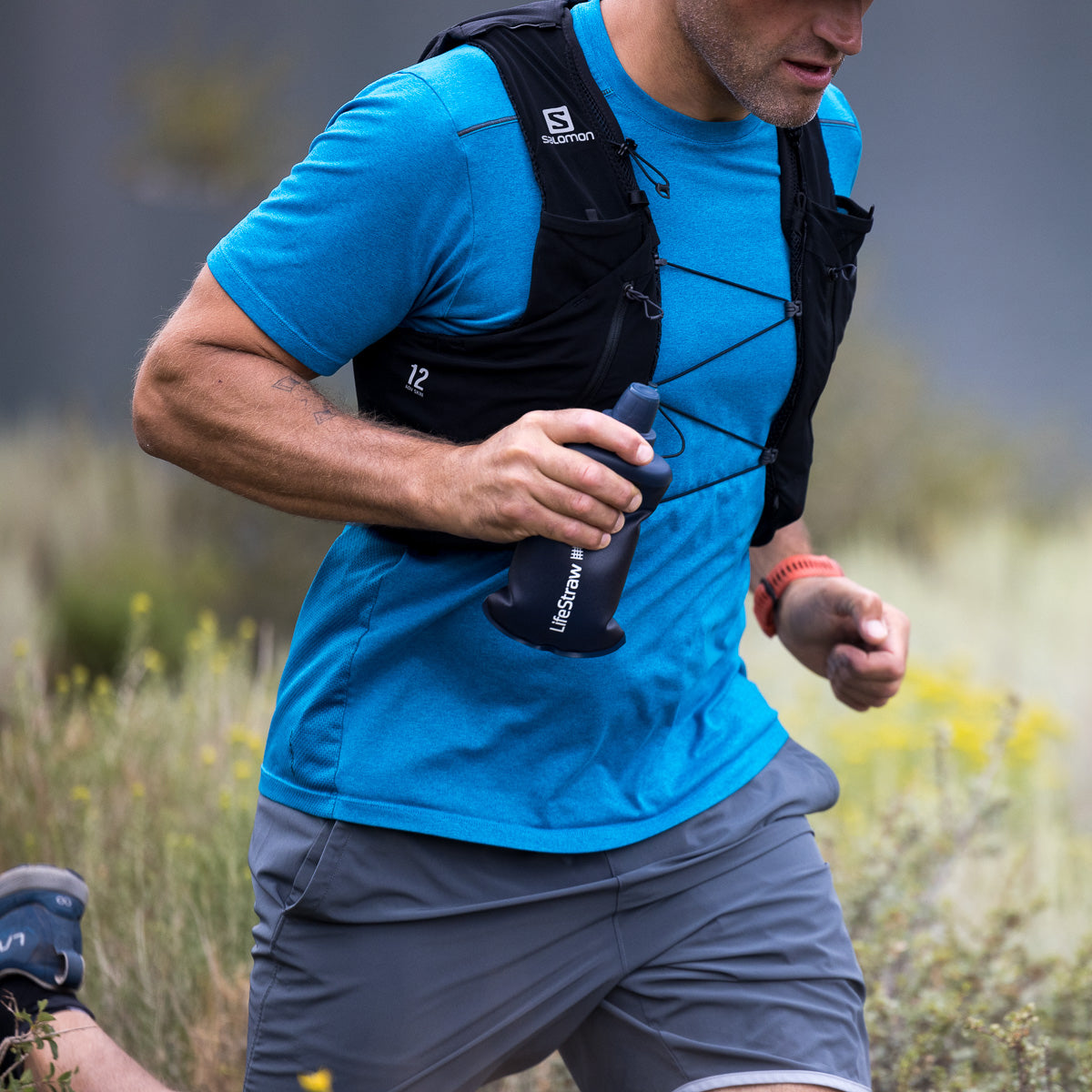 LifeStraw Peak Squeeze Bottle with Filter