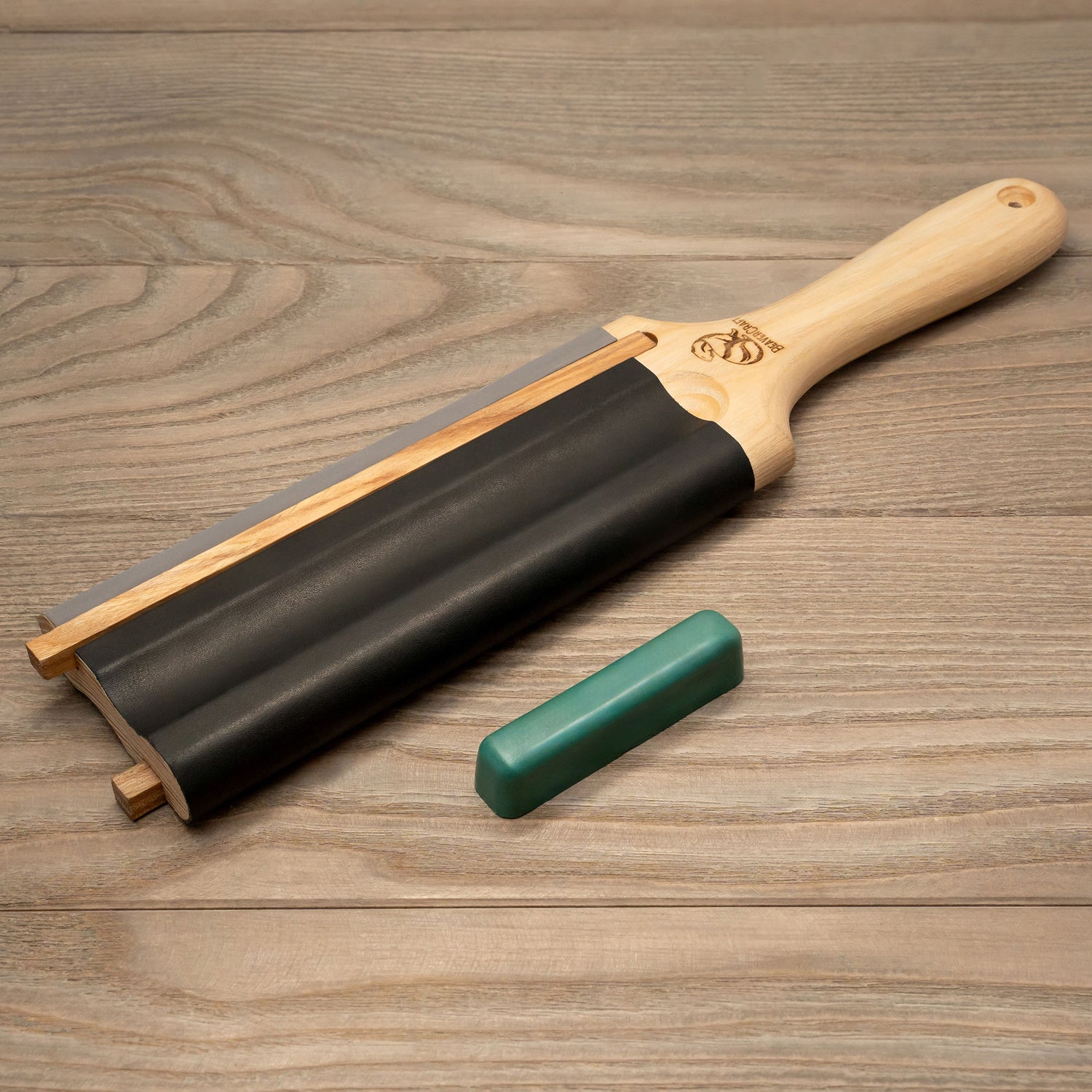 BeaverCraft Dual Sided Paddle Strop for Hook Knives & Gouges