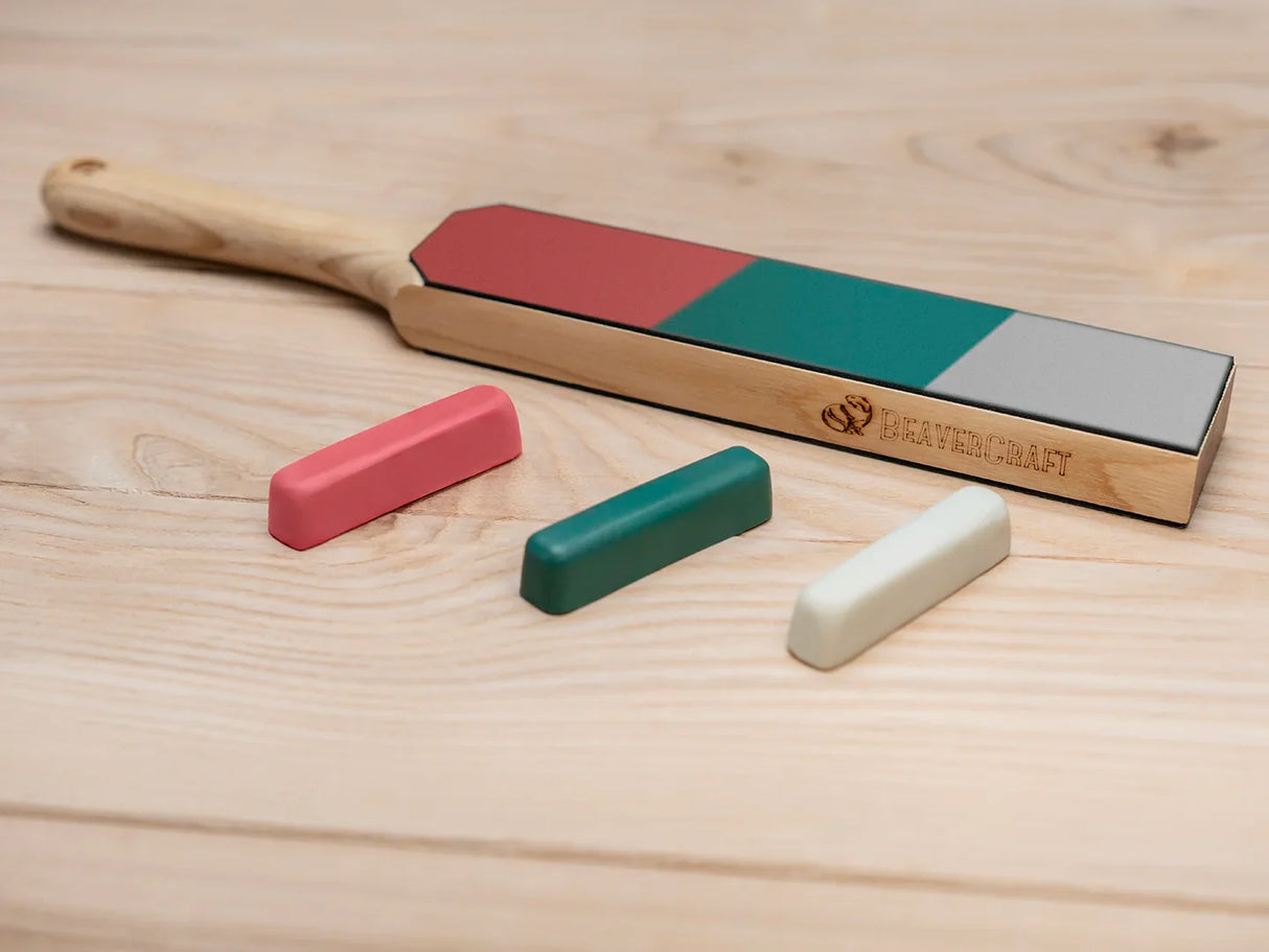 BeaverCraft Set of 3 Honing, Buffing & Polishing Compounds