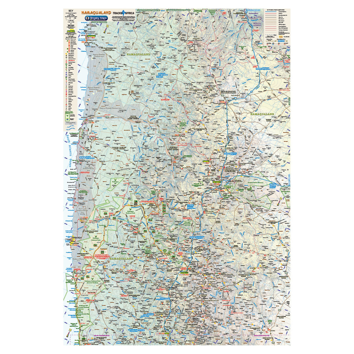 Slingsby Namaqualand Touring Map, Edition 1
