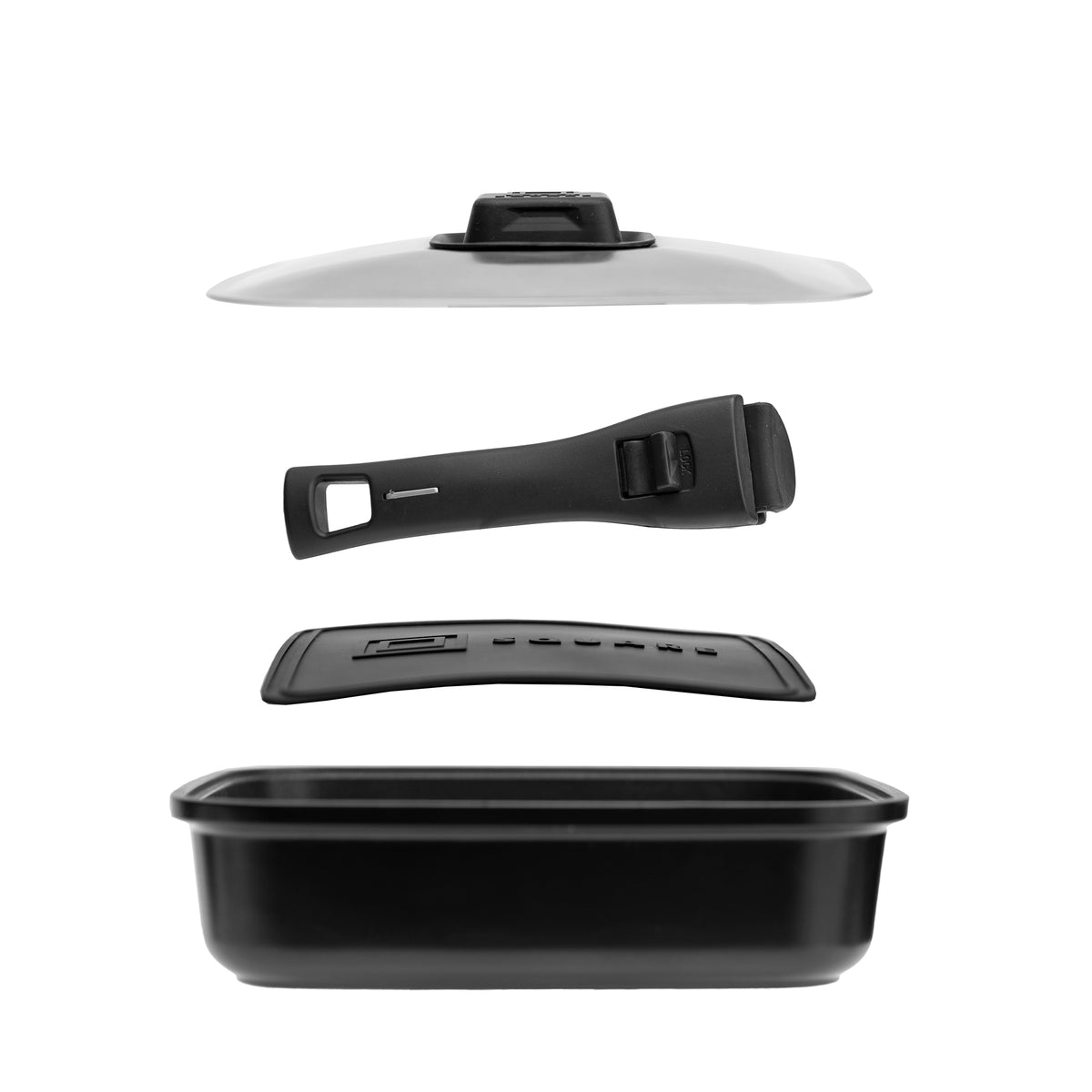 Square Cookware Frying Pan with Storage Bag